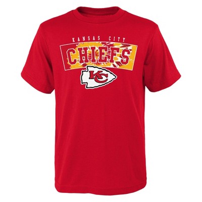 Pets First Kansas City Chiefs Medium Stripe Dog T-Shirt | Petco