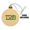 Wright State Secondary Logo Wood Christmas Tree Holiday Ornament - 2 of 4