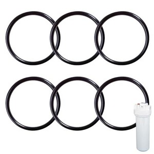 Impresa O-Rings Water Filter Replacement Gaskets - 6 Pack - Tight Seal and Stops Leaks (2.5 in) - 1 of 4