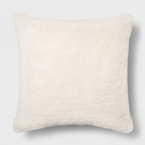 Euro Sherpa Throw Pillow Cream Opalhouse Target
