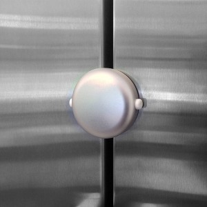 Qdos Adhesive Fridge/Freezer Lock - Chrome - 1 of 4