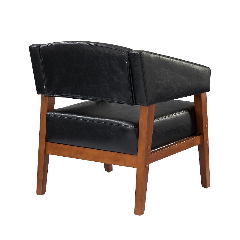 Randolf Vegan Leather Armchair with Special Arms | ARTFUL LIVING DESIGN, 4 of 11