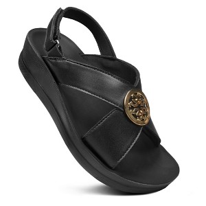 Aerothotic Merak Back Strap Platform Sandals for Women - 1 of 4