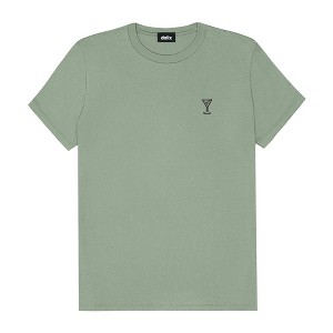 Dalix Martini Embroidered Lightweight Relaxed Jersey Tee Summer Cute Food Womens - 1 of 4