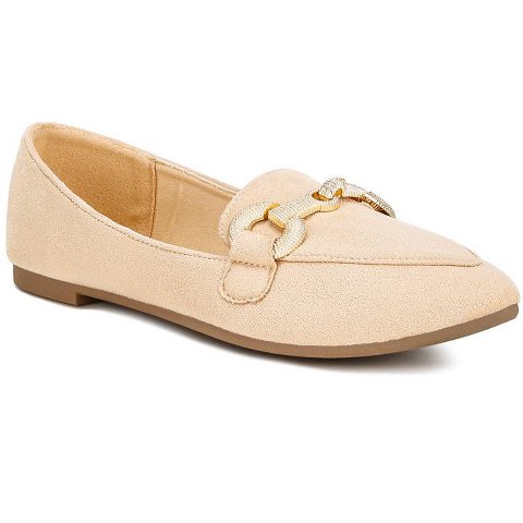 Женские туфли London Rag Womens Fembot Horsebit Detail Flexible Loafers 9