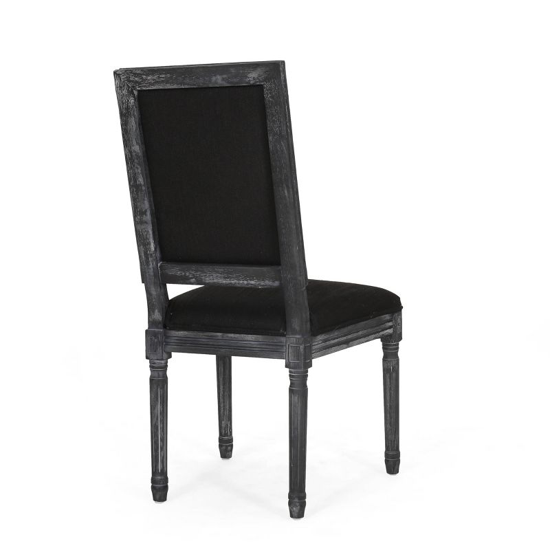 2pk Regina French Country Wood Upholstered Dining Chairs  - Christopher Knight Home, 5 of 13