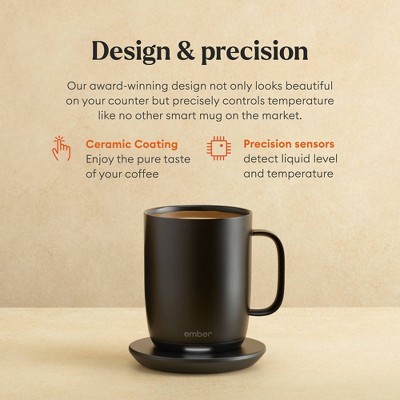 Ember Copper 14oz Temperature Control Smart Mug with Coaster