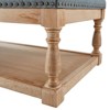 Conelius Traditional upholstered storage Cocktail ottoman with Button-Tufted Design| ARTFUL LIVING DESIGN - 4 of 4
