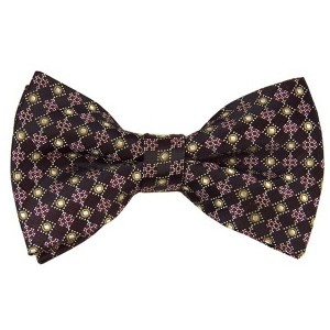 Men's Geometric Color 2.75 W And 4.75 L Inch Pre-Tied adjustable Bow Ties - 1 of 3