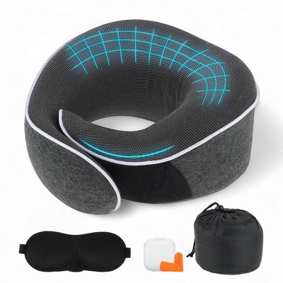 Unique Bargains Neck Pillow for Airplane Travel 1 Pc
