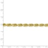 Black Bow Jewelry Men's 6mm 10k Yellow Gold Diamond Cut Solid Rope Chain Bracelet - 4 of 4