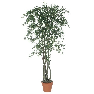 Sullivans Artificial Olive Tree 84"H Green