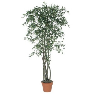 Sullivans Artificial Olive Tree 84"H Green - 1 of 1