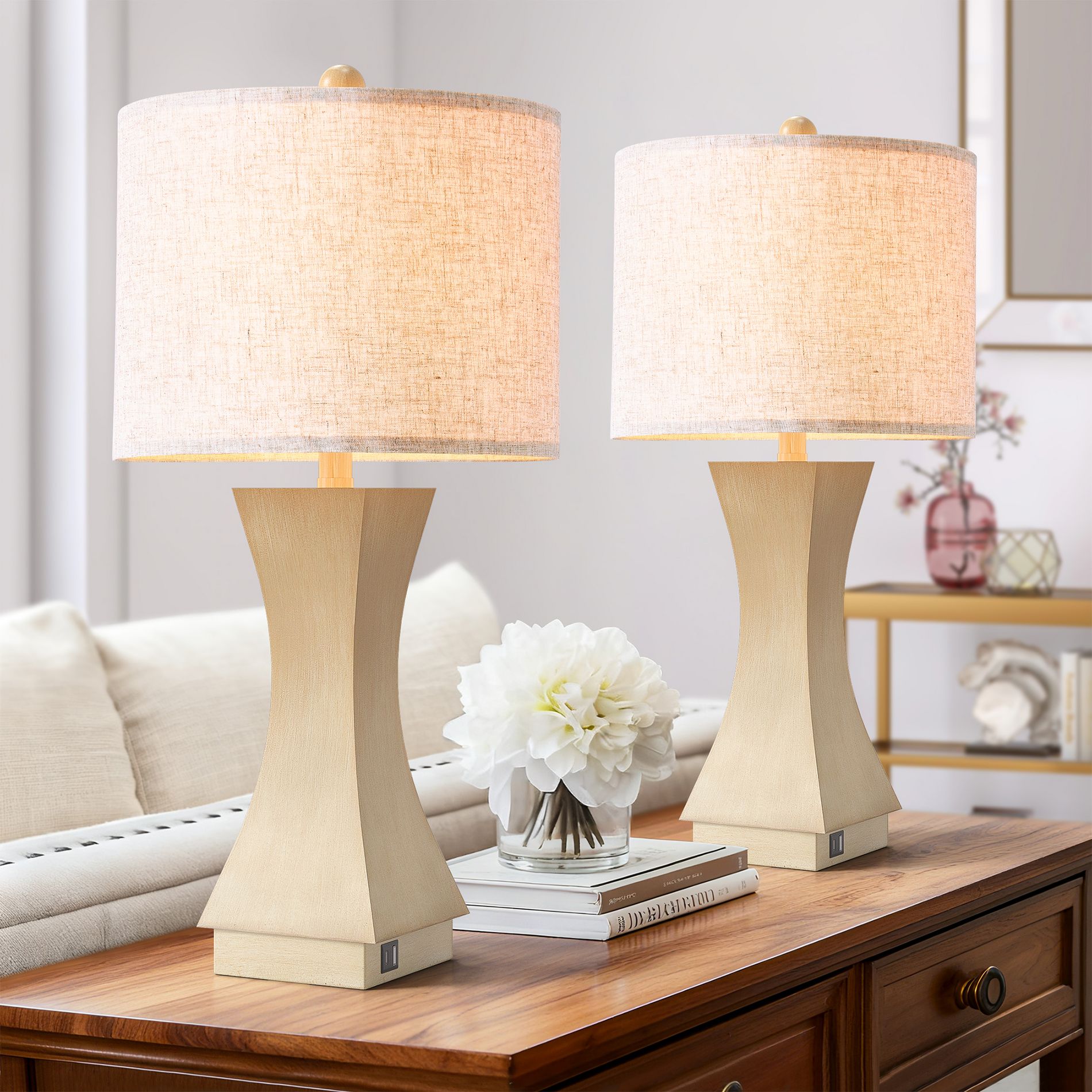 Maxax Modern Table Lamps set of 2