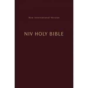 Niv, Holy Bible, Compact, Paperback, Burgundy, Comfort Print - by  Zondervan - 1 of 1