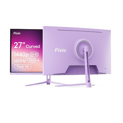 Pixio PXC278 Wave Purple 27 inch 180Hz QHD 1440p 1650R Curved Fast