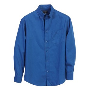 Gioberti Men's 100% Cotton Long Sleeve Casual Twill Oxford Shirt - 1 of 3