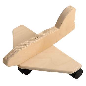 Kaplan Early Learning Birch and Maple Wooden Jet Plane