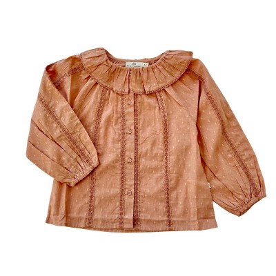 Girl Cecilia Ruffle Collar Blouse - Early Sunday
