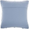 HomeRoots Soft Blue Textured Diamonds Throw Pillow - 4 of 4