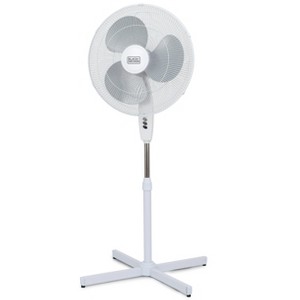 BLACK+DECKER 18-Inch Pedestal Fan, Oscillating Fan for Home and Office, with 3 Speed Settings, Adjustable Height  and Fan Head Tilt - 1 of 4