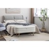 Kumasinova 44.8" Boucle Fabric End of Bed Ottoman Bench with Storage&Wood Legs,Accent Bench Bed Bench for Living Rom&Bedroom,330lbs Max - 2 of 4