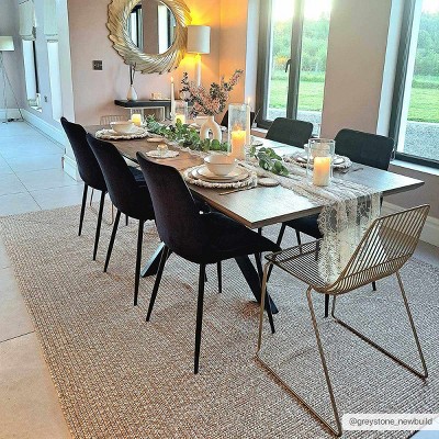 Hauteloom Cream Braided Faux Jute Rug