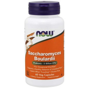 Saccharomyces Boulardii 5 Billion by Now Foods  -  120 VegCap - 1 of 1