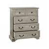 Okak Antique Style Console Dressers with Drawers,Chest of Drawers for Bedroom,Rustic Wooden Dresser with Retro Handle Ring - 3 of 4