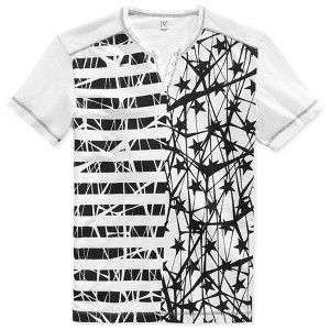 I.N.C International Concepts Mens Spacious Skies Graphic T-Shirt, White, Large - 1 of 1