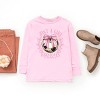 The Juniper Shop Just A Girl Who Loves Soccer Coquette Youth Long Sleeve Tee - 3 of 4