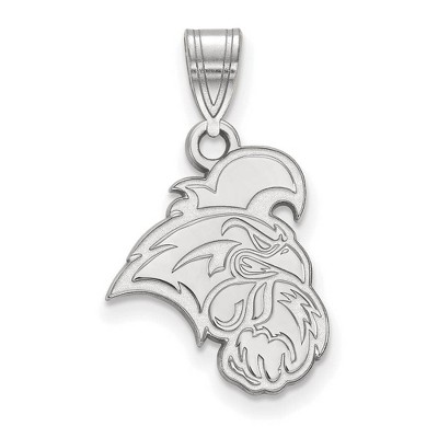Black Bow Jewelry 14k White Gold Coastal Carolina Chanticleers NCAA Medium Pendant
