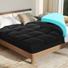 kayamas 3" Double-layer Mattress Topper include 2"  Gel Memory Foam and 1" Pillow Top Mattress Pad Cover with Elastic deep pocket - 3 of 4