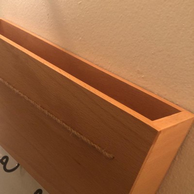 Beechwood Wall Storage With Hooks - Threshold™ : Target