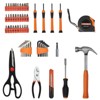 57 Piece Portable Tool Set, General Household Hand Kit with Plastic Toolbox Storage Case for Home Maintenance - 3 of 4
