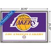 Trends International NBA Los Angeles Lakers - Logo 21 Framed Wall Poster Prints - 3 of 4