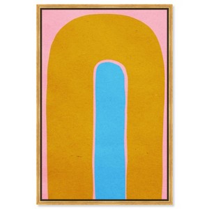 Art Remedy Isnt that Sweet Modern Color Block Abstract Wall Art Framed - 1 of 4