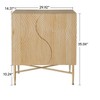 30" Small Storage Cabinet With Doors Sideboard Buffet Cabinet With Adjustable Shelf Accent Cabinets For Living Room,Entryway,Bedroom-Cuddlewood - 4 of 4
