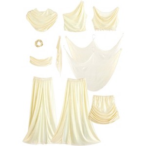 HalloweenCostumes.com Fun Costumes Disney Hercules Muses Women's Costume Set | Officially Licensed Disney Costumes - 1 of 4