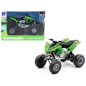 Kawasaki KFX 450R ATV Green 1/12 Motorcycle Model by New Ray - 1 of 3
