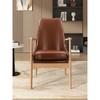 26.25"U-Can PU Leather Accent Chair - 2 of 4