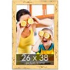 PosterPalooza | Shabby Chic Yellow Picture Frame - UV Acrylic, Foam Board Backing, Hanging Hardware - 2 of 4
