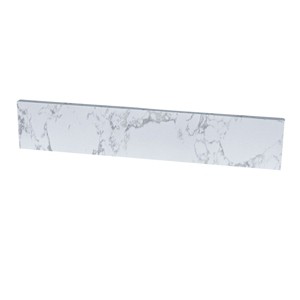 LOVMOR Montary carrara white engineered stone vanity top side backsplash - 1 of 2
