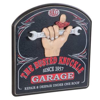 Pub Decorative Accent Sign - The Busted Knuckle Garage
