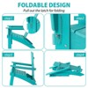 GARPROVM Upgraded Folding HDPE Adirondack Chair Weather-Resistant Outdoor Patio Chair - 4 of 4