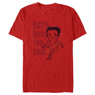 Betty Boop Ladies Baseball Jersey, Bonnie, Margie, and Mae Mesh Button Down Baseball Jersey Vintage Shirt Red, Medium, Women's