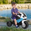 Costway Kids Ride On Motorcycle  6V Battery Powered Electric Toy 3 Wheels - 2 of 4