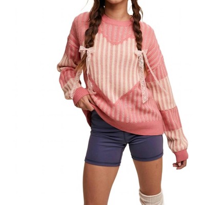 Women's Blushing Sweetheart Sweater - Listicle