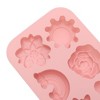 Unique Bargains Candy Mould 6-Cavity Rainbow Cloud Sun Flower Candy Mould Hand Wash 7.2"x4.72"x1.02" 1 Pc - 4 of 4
