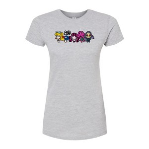 Women's - Mattel - 80Th Lineup Color Fitted Graphic T-Shirt - 1 of 2